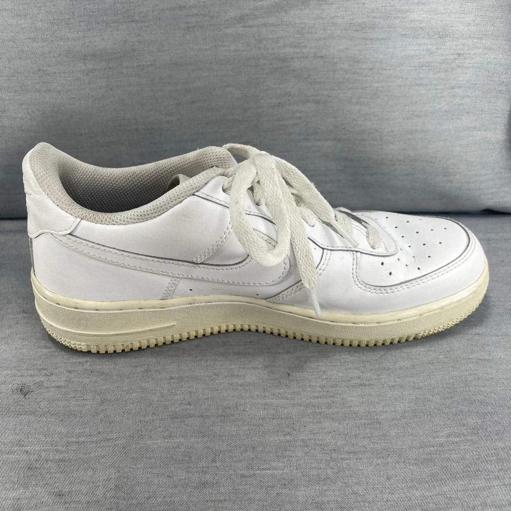 Nike Boys Air Force 1 Low 314192-117 White Casual Shoes Sneakers Size 6Y